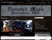 Tablet Screenshot of distortedmusic.com